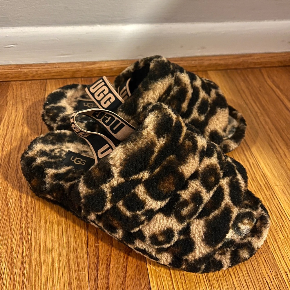 Ugg Shearling Slingback Sandals Slippers | Women's Size: 8